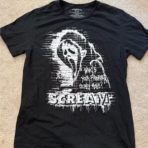 Spencer's Black and White Scream Tee